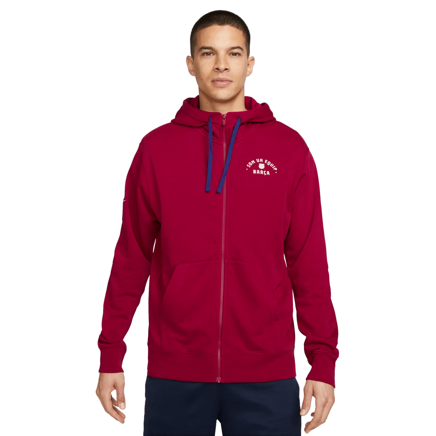 Sudadera con capucha y cremallera completa Nike Barcelona French Terry