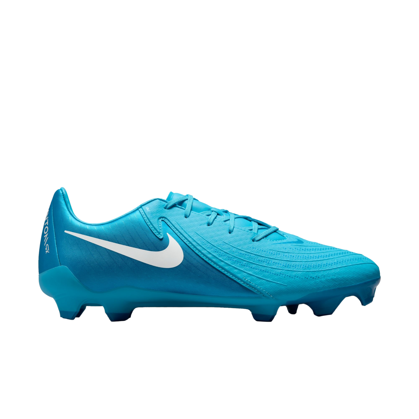 (NIKE-FD6723-400) Botas de fútbol para terreno firme Nike Phantom GX 2 Academy [FURIA AZUL/BLANCO] (lanzamiento el 22/7/24)