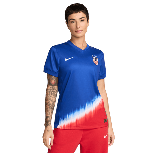 Camiseta visitante Nike USA 2024 4 estrellas para mujer