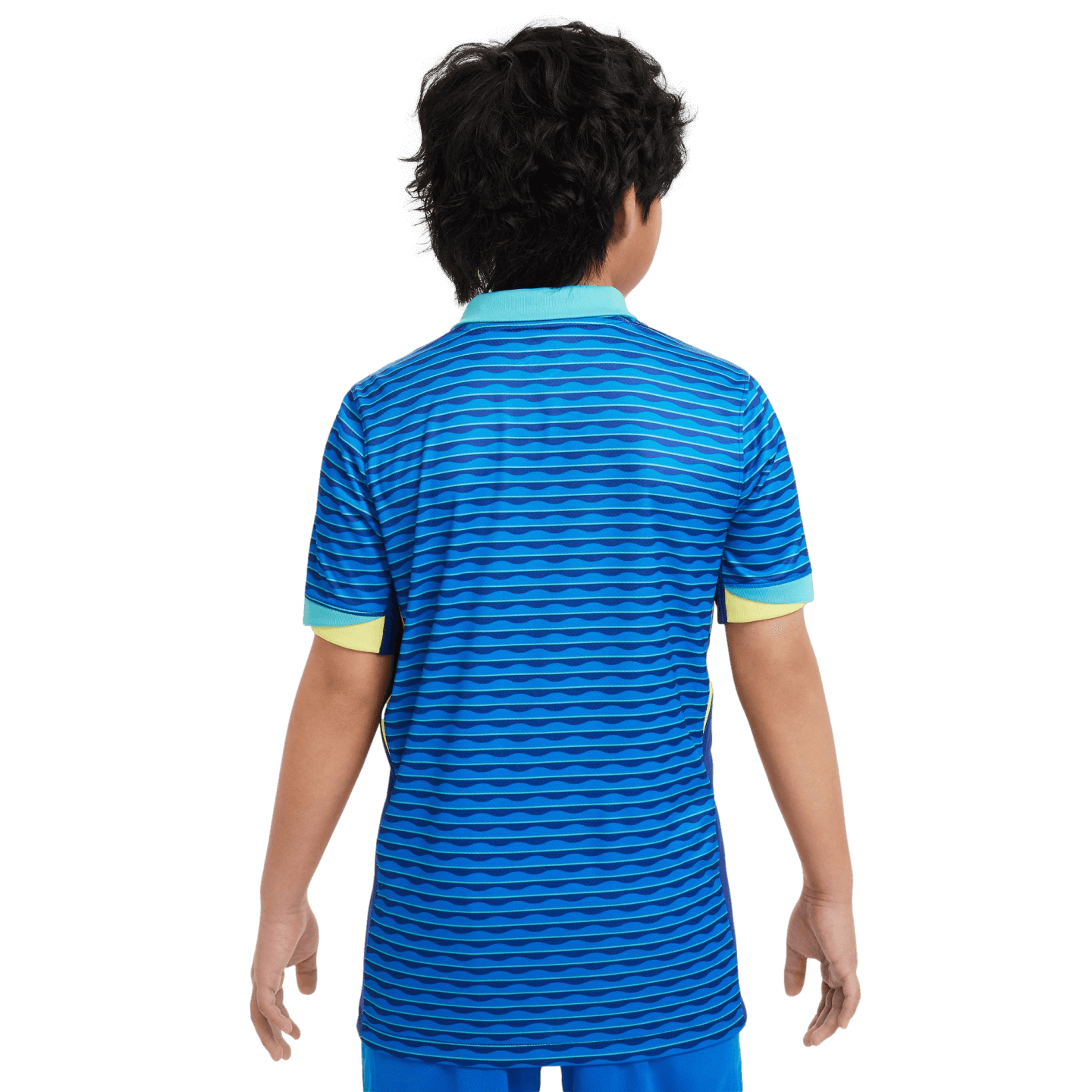 Camiseta de visitante juvenil Nike Brasil 2024