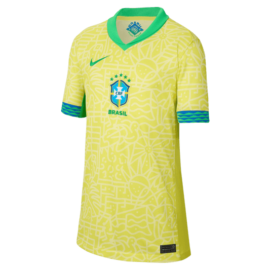 Nike Brazil 2024 Youth Home Jersey