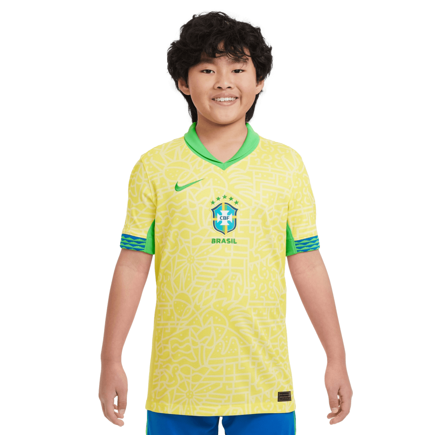 Nike Brazil 2024 Youth Home Jersey