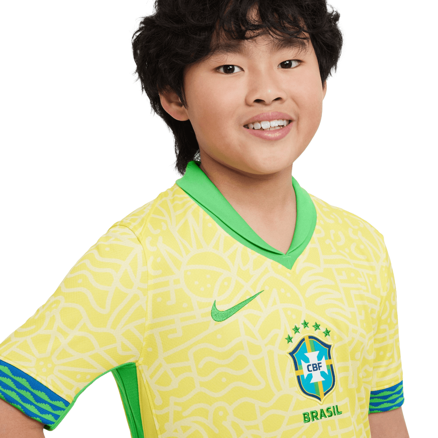 Nike Brazil 2024 Youth Home Jersey