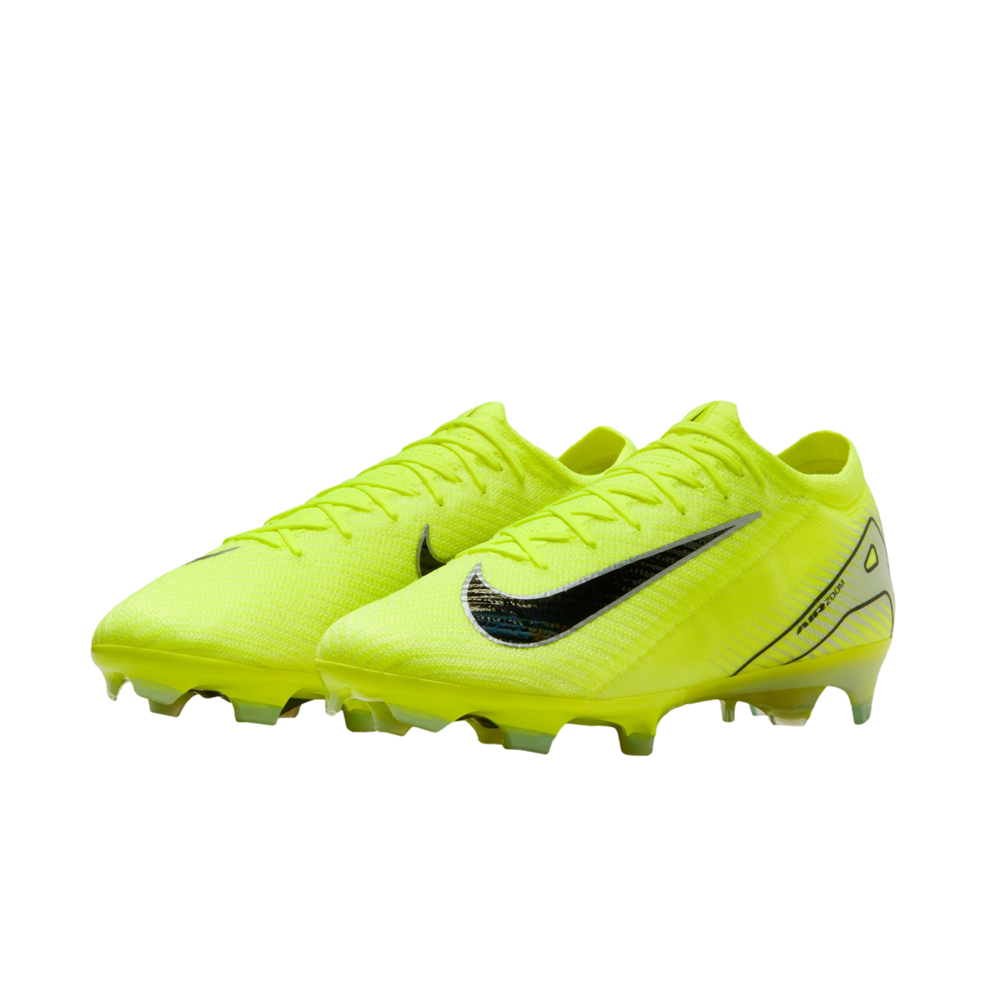 (NIKE-FQ1457-700) Botas de fútbol para terreno firme Nike Mercurial Vapor 16 Elite [VOLT/BLACK] (lanzamiento el 14/10/24)