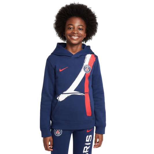 Nike Paris Saint-Germain Club Youth Pullover Hoodie