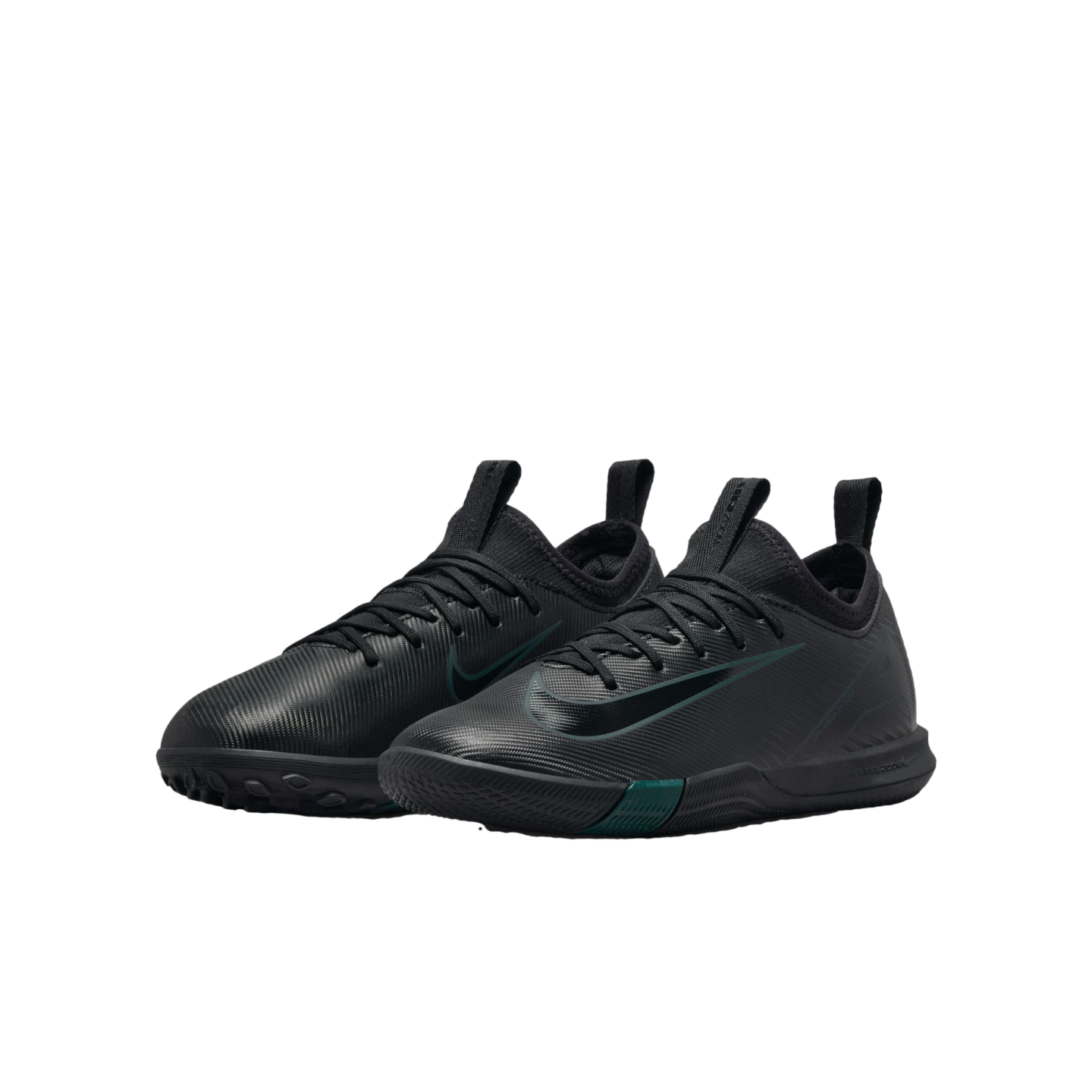 (NIKE-FQ8411-002) Zapatillas de fútbol sala para jóvenes Nike Mercurial Zoom Vapor 16 Academy [NEGRO/NEGRO-JUNGLE PROFUNDO] (lanzamiento el 15/7/24)