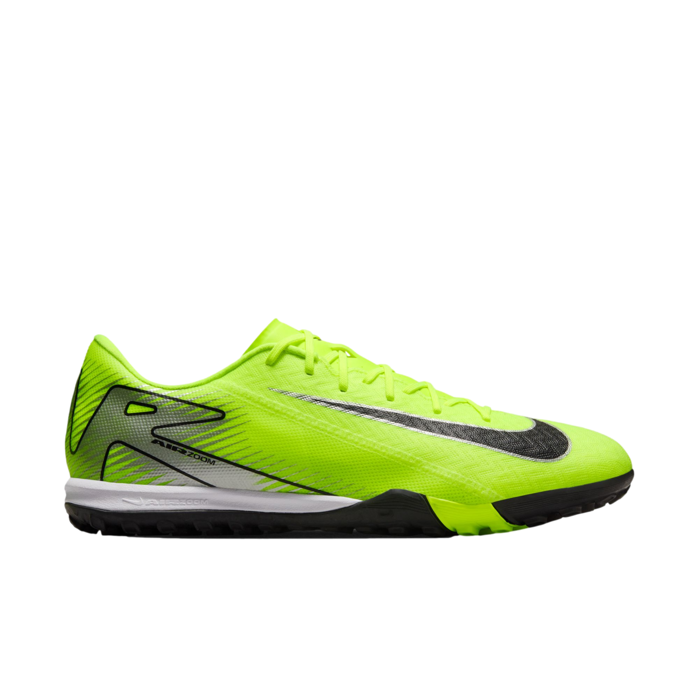 (NIKE-FQ8449-700) Zapatillas de fútbol Nike Mercurial Vapor 16 Academy Turf [VOLT/BLACK] (lanzamiento el 17/10/24)