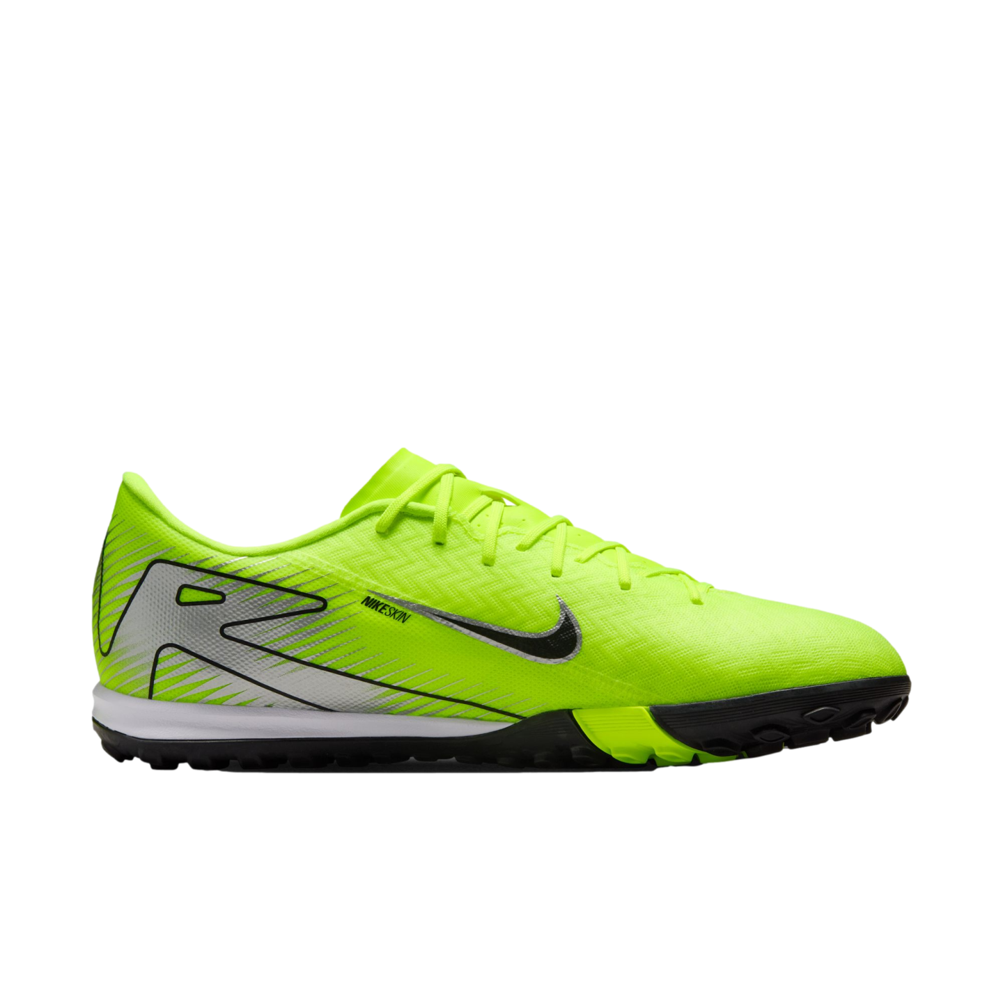 (NIKE-FQ8449-700) Zapatillas de fútbol Nike Mercurial Vapor 16 Academy Turf [VOLT/BLACK] (lanzamiento el 17/10/24)