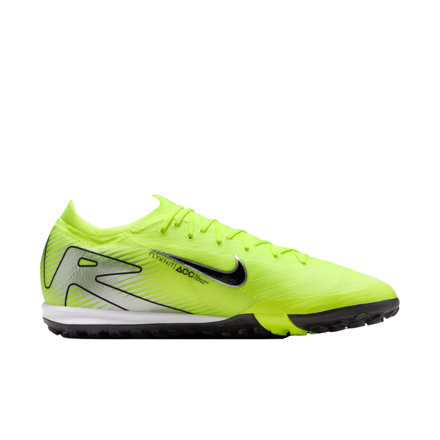 (NIKE-FQ8687-700) Zapatillas Nike Mercurial Vapor 16 Pro Turf [VOLT/BLACK] (lanzamiento el 17/10/24)