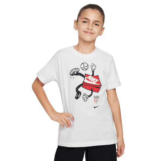 Camiseta juvenil con el personaje de Nike USA Shoebox