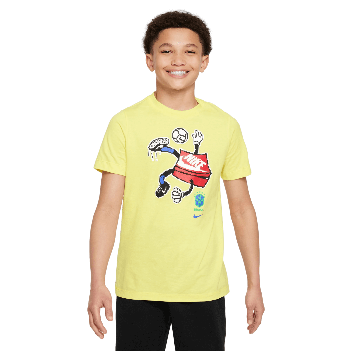 Camiseta juvenil Nike Brazil Shoebox Character