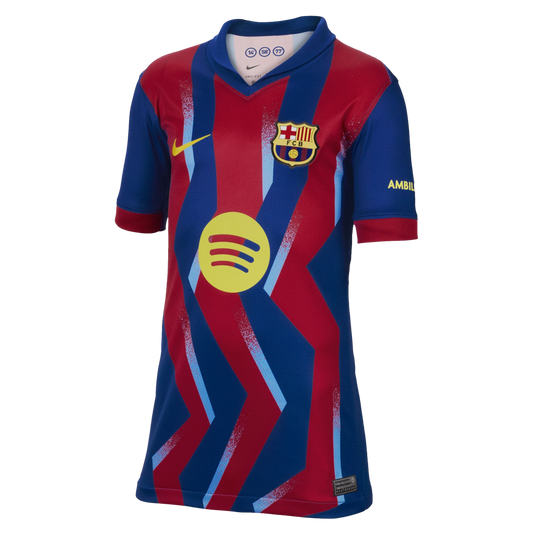 Nike Barcelona 25/26 El Classico Youth Fourth Jersey