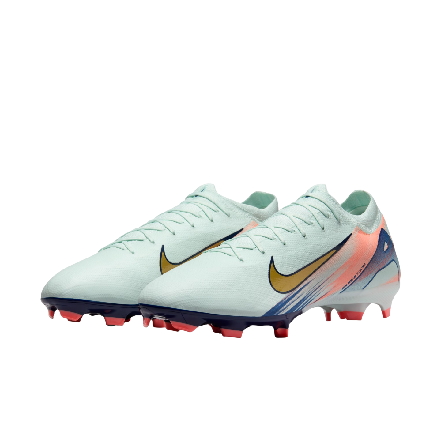 (NIKE-FZ1390-300) Botas de fútbol para terreno firme Nike Mercurial Vapor 16 Pro MDS [BARELY GREEN/MTLC GOLD COIN] (lanzamiento el 7/11/24)