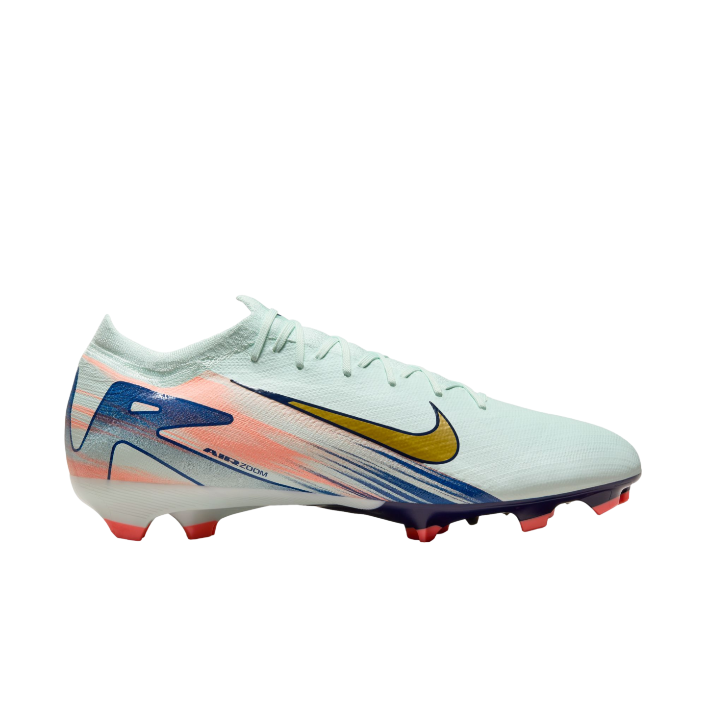 (NIKE-FZ1390-300) Botas de fútbol para terreno firme Nike Mercurial Vapor 16 Pro MDS [BARELY GREEN/MTLC GOLD COIN] (lanzamiento el 7/11/24)