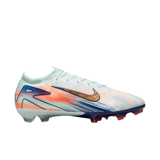 (NIKE-FZ1392-300) Botas de fútbol para terreno firme Nike Mercurial Vapor 16 Elite MDS [BARELY GREEN/MTLC GOLD COIN] (lanzamiento el 7/11/24)