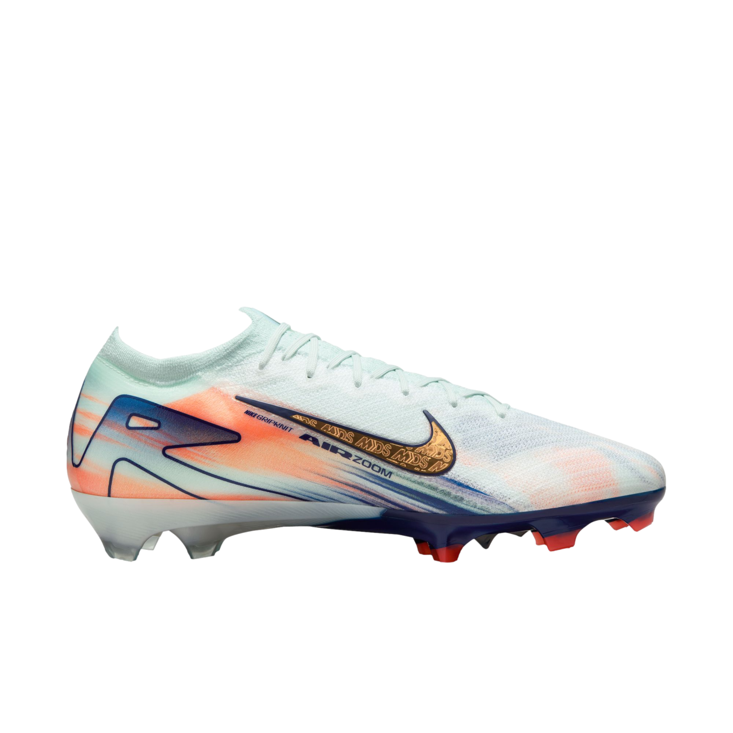 (NIKE-FZ1392-300) Botas de fútbol para terreno firme Nike Mercurial Vapor 16 Elite MDS [BARELY GREEN/MTLC GOLD COIN] (lanzamiento el 7/11/24)