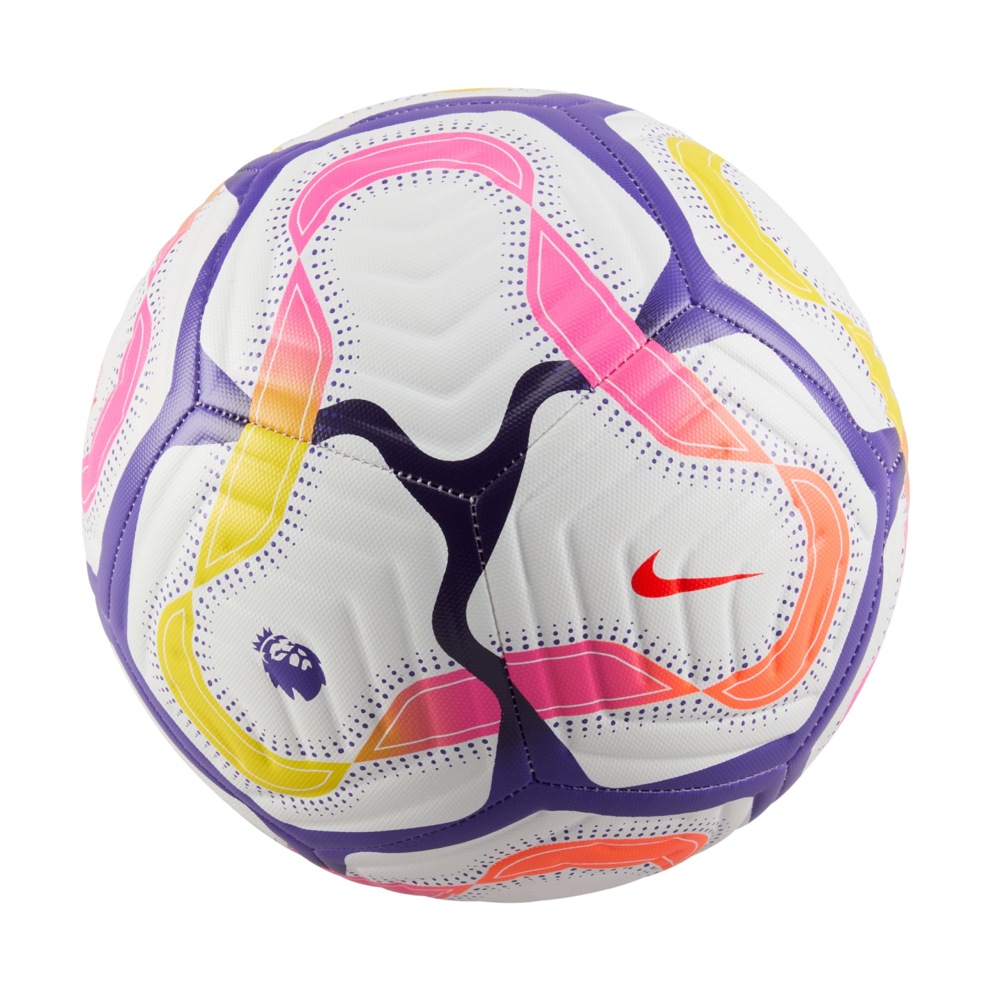 (NIKE-FZ2976-103) Balón Nike Premier League Academy [BLANCO/MORADO DISCO/CARMESÍ BRILLANTE]