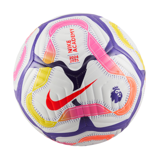 (NIKE-FZ2976-103) Balón Nike Premier League Academy [BLANCO/MORADO DISCO/CARMESÍ BRILLANTE]