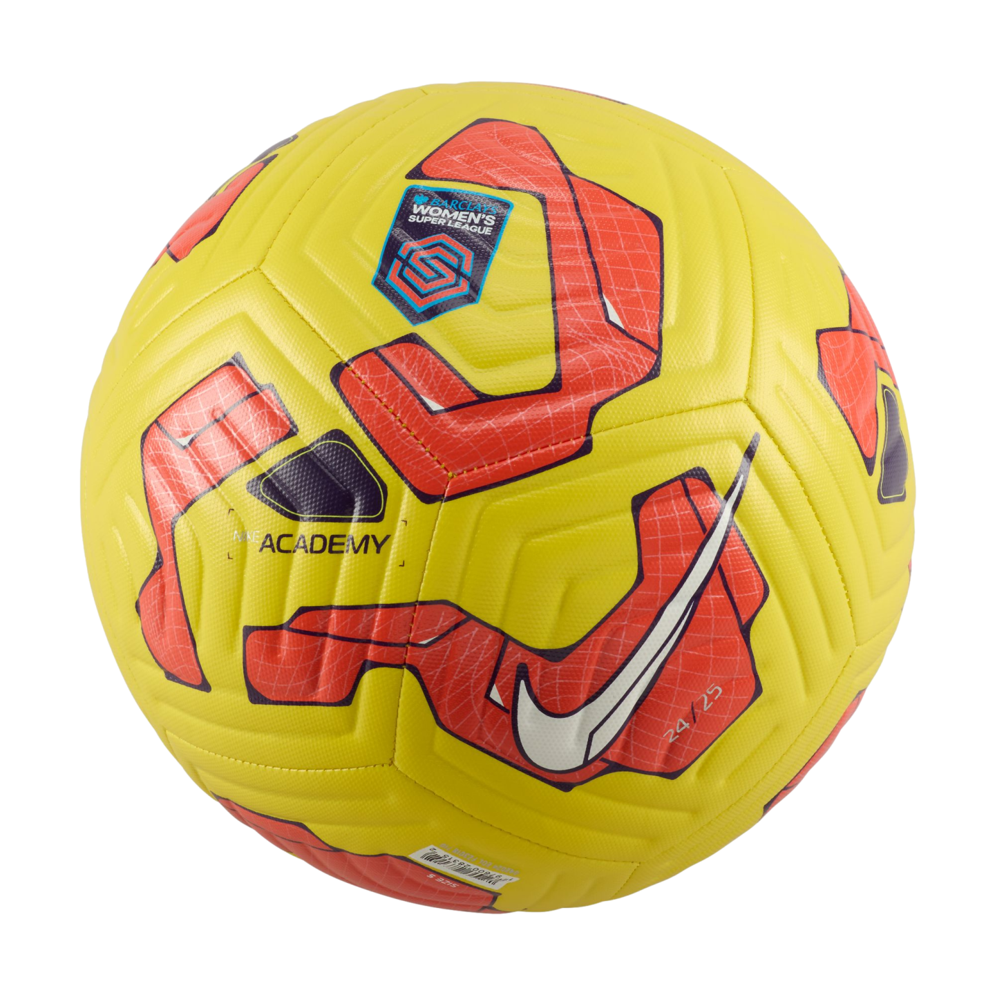 (NIKE-FZ3018-710) Balón Nike Super League Academy para mujer [AMARILLO/ROJO CÁLIDO/BLANCO] (lanzamiento el 1/9/24)