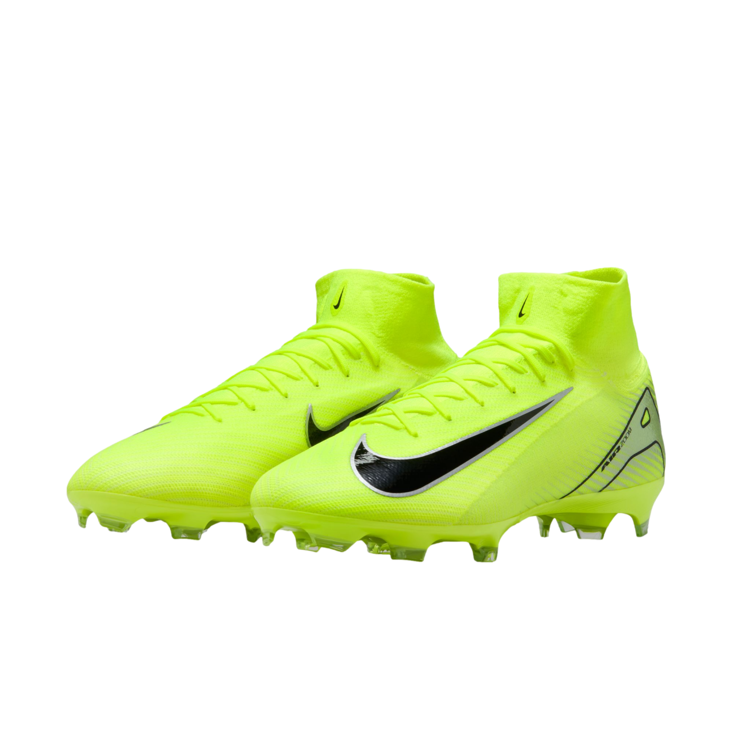 Neon green nike cleats best sale