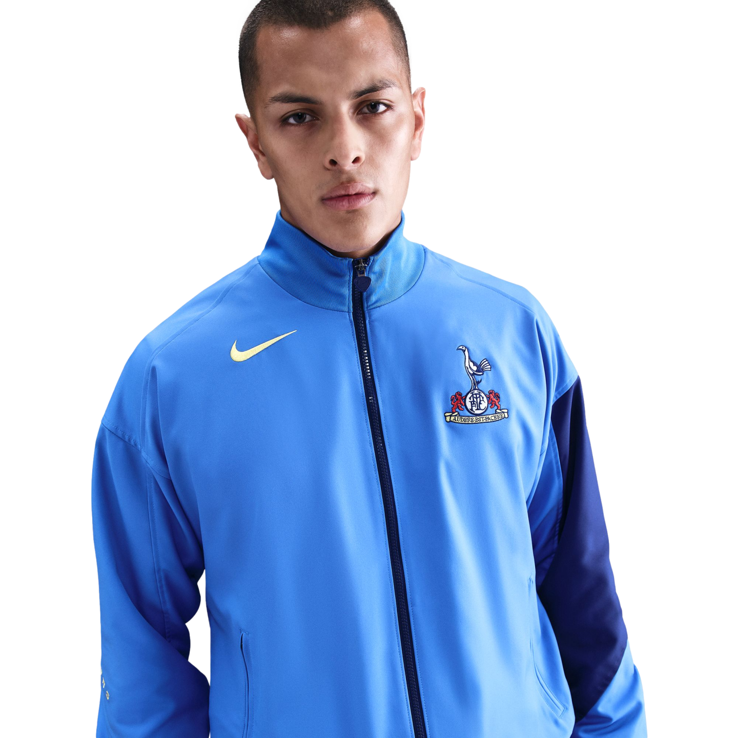 Nike Tottenham Strike Anthem Jacket Soccer HM4142-428 Blue Nike Tottenham Strike Anthem Jacket Soccer HM4142-428 Blue