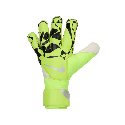 (NIKE-HQ0256-702) Guantes de portero Nike Grip3 [VOLT/NEGRO/PLATA METALIZADA] (lanzamiento el 17/10/24)