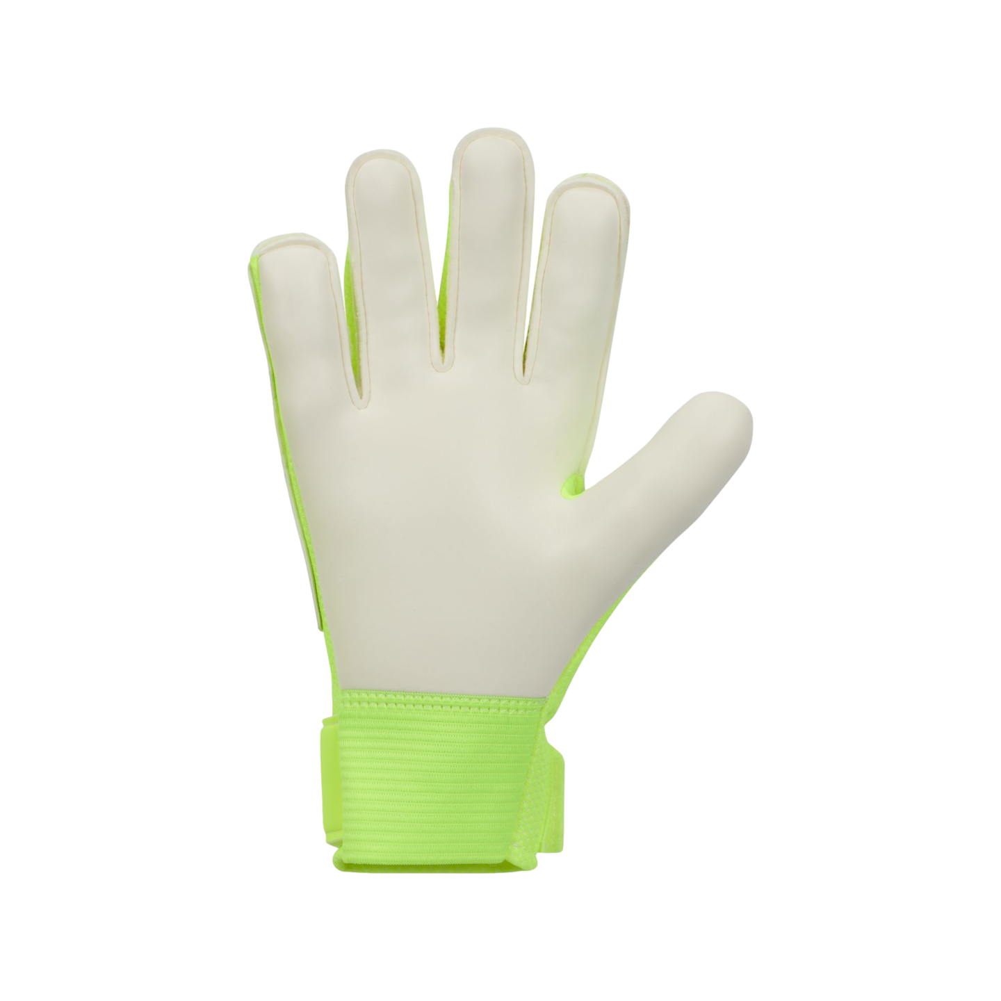 (NIKE-HQ0258-702) Guantes de portero Nike Match para jóvenes [VOLT/NEGRO/PLATA METALIZADA] (lanzamiento el 17/10/24)