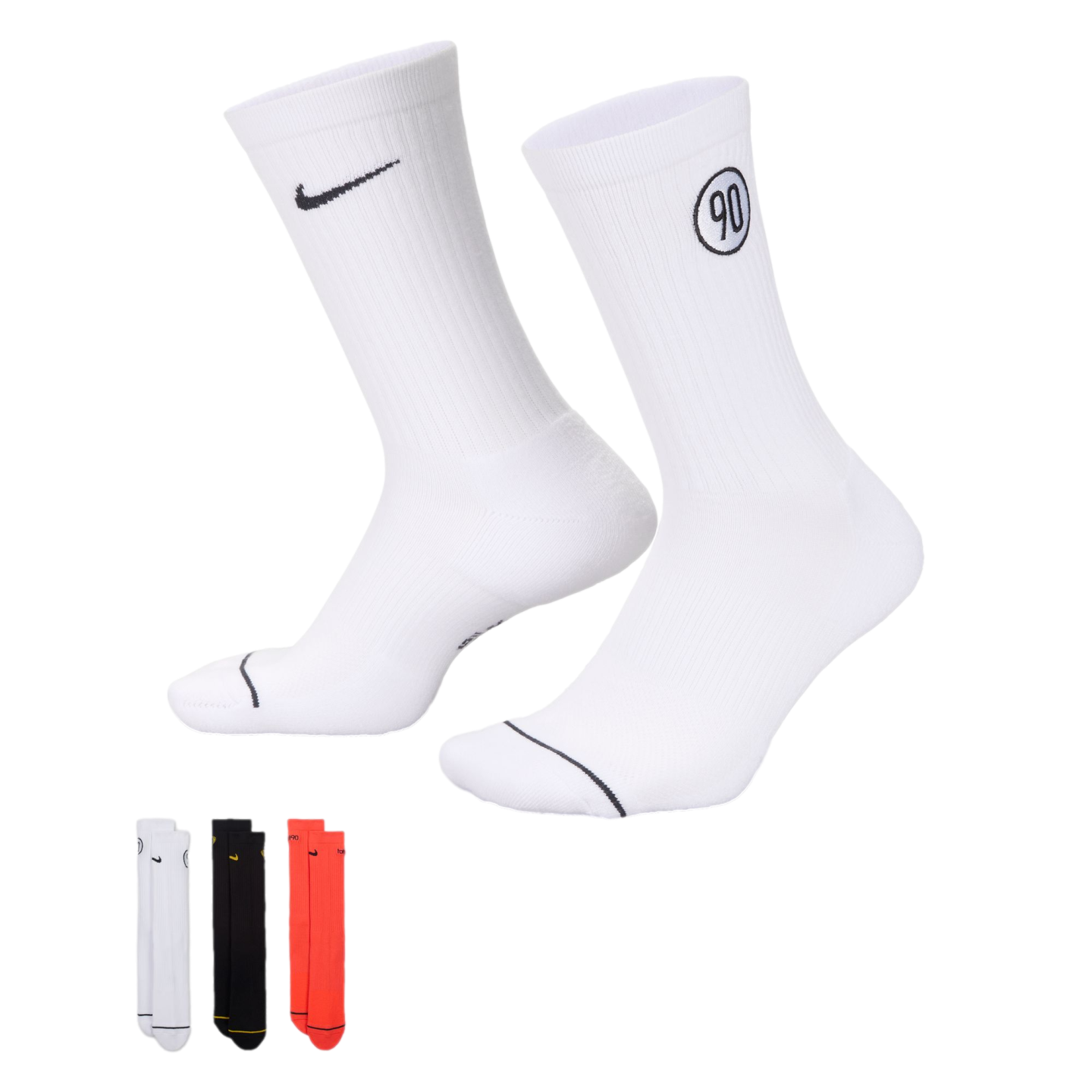 Nike Total 90 Everyday Cushioned Crew Socks (3 Pack)