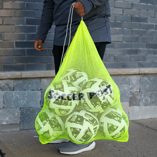 Bolsa de malla para balones de fútbol