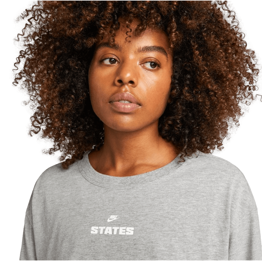 Nike USA Womens Cropped Long Sleeve Tee