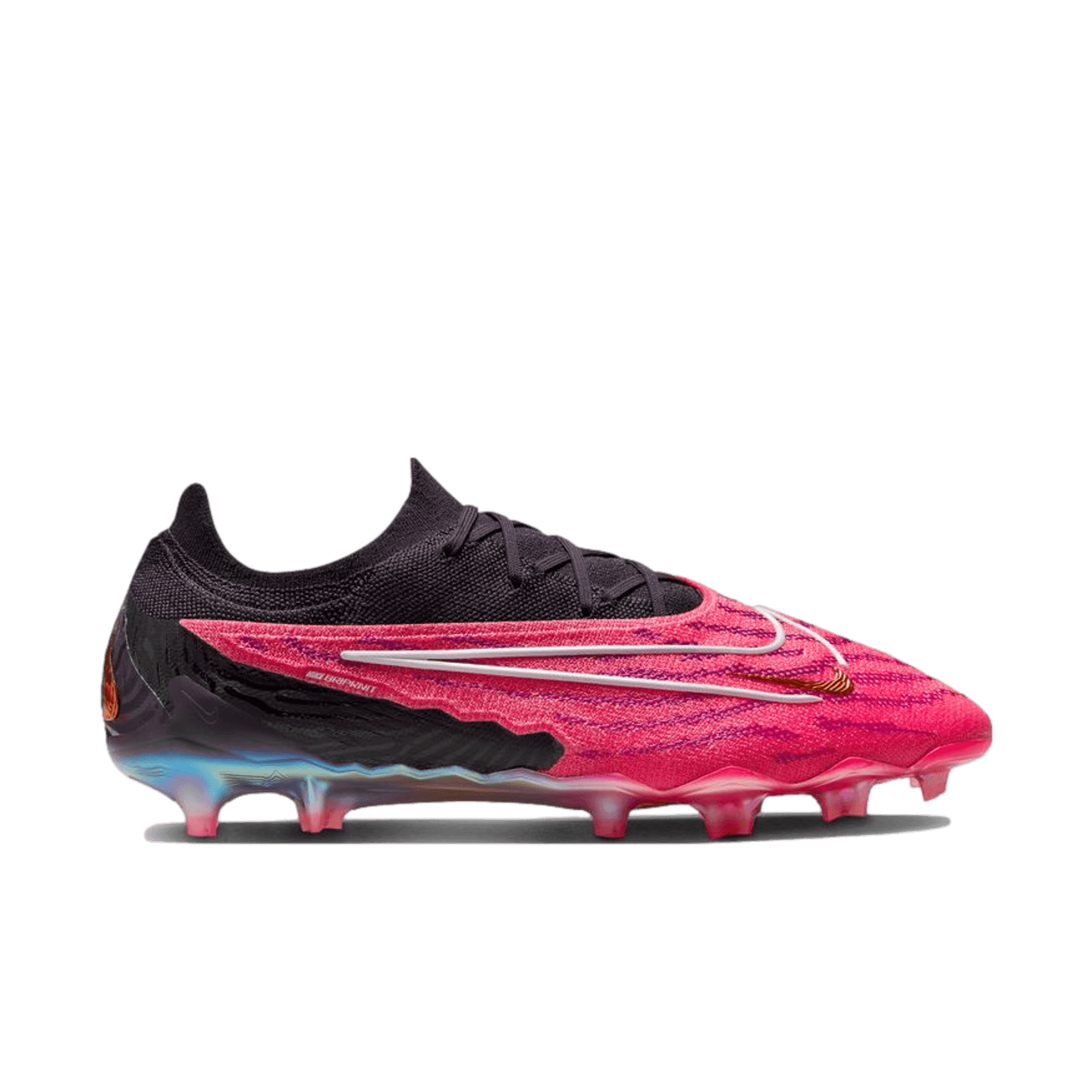 Nike Gripknit Phantom GX Elite FG Soccer Cleat, Black / Pink DC9968-61