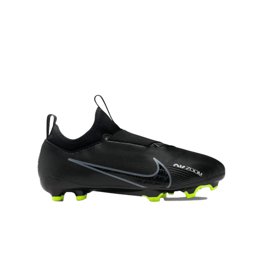 Nike Youth Zoom Mercurial Vapor 15 Academy FG Soccer Cleats - Black