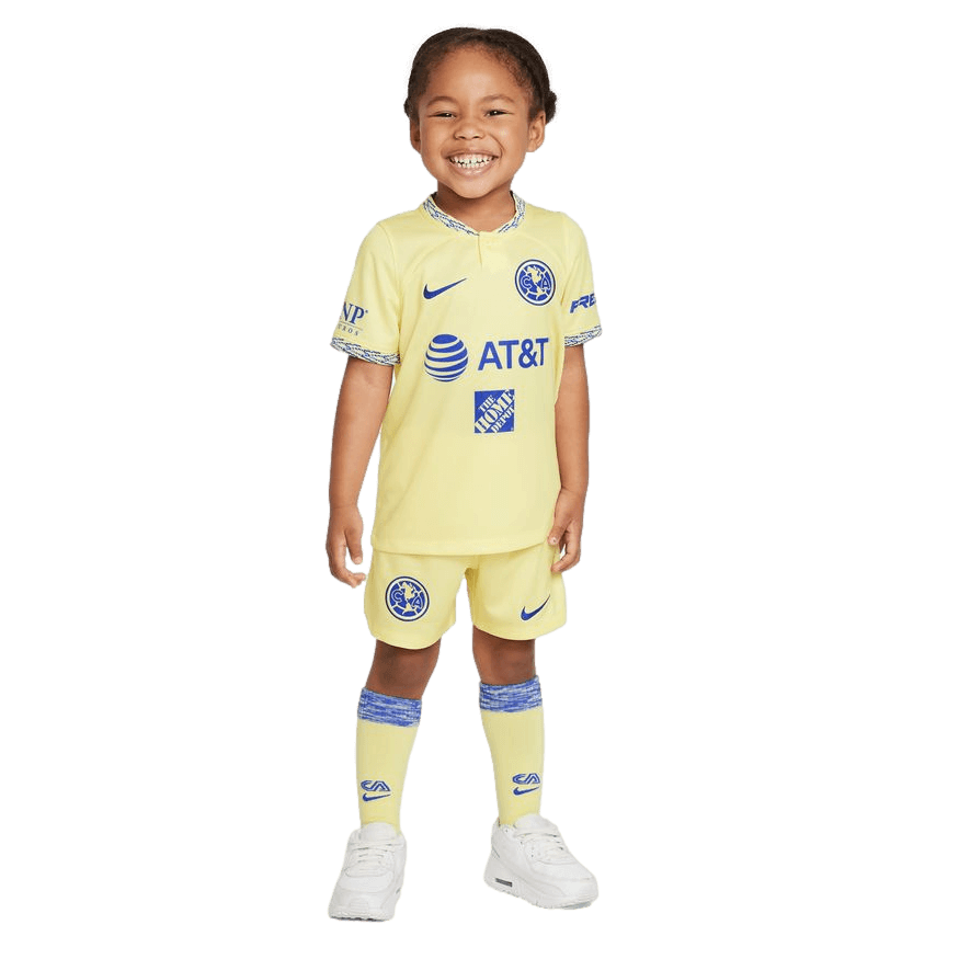 Kit local Nike Club América 22/23 para niños pequeños