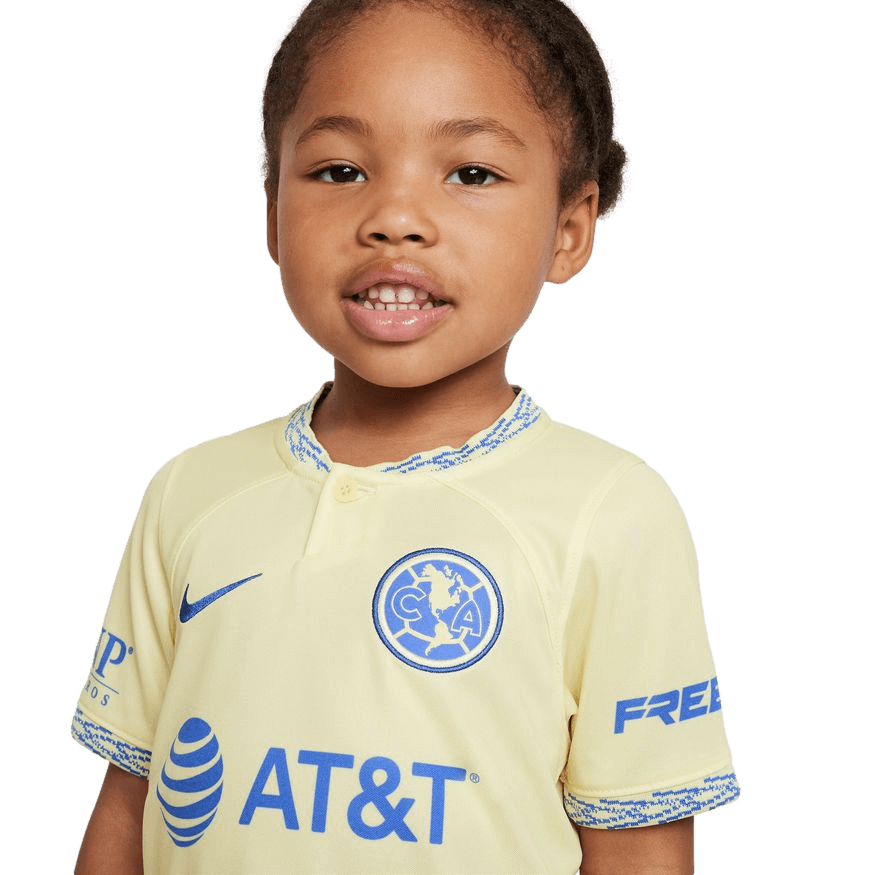 Kit local Nike Club América 22/23 para niños pequeños