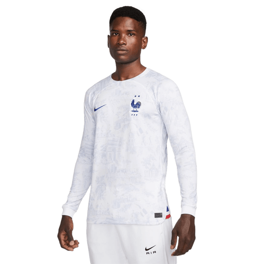 Nike France 2022 World Cup Long Sleeve Away Jersey