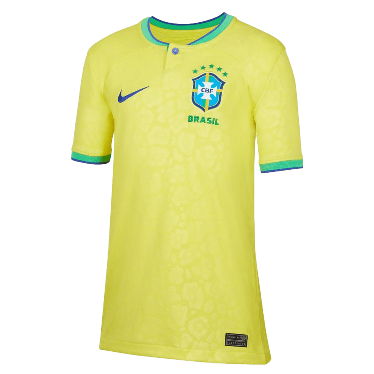 Camiseta local juvenil Nike Brasil 2022