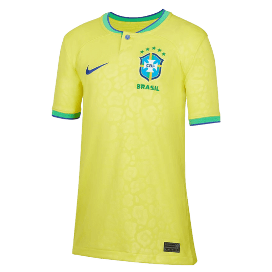 Nike Brazil 2022 Youth Home Jersey