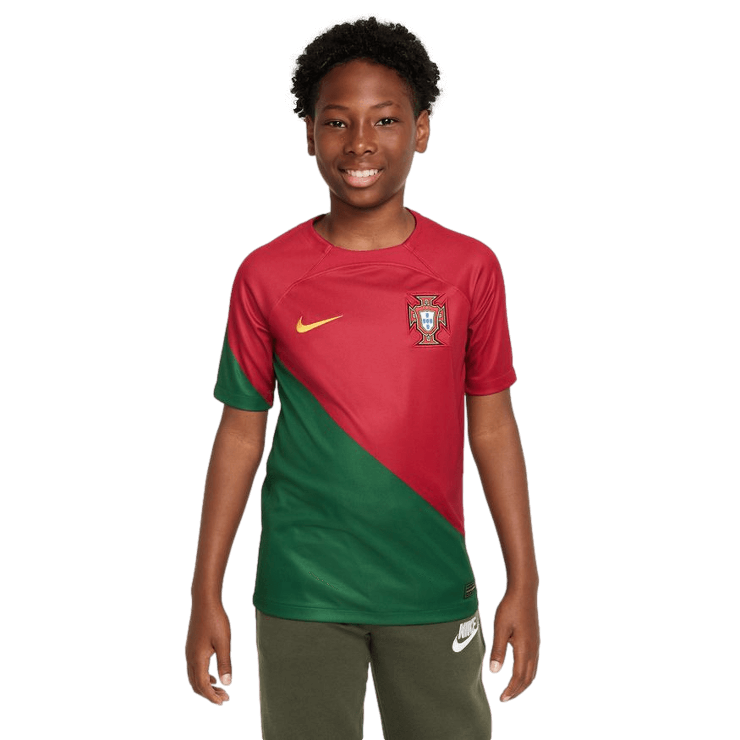 Camiseta local juvenil Nike Portugal 2022