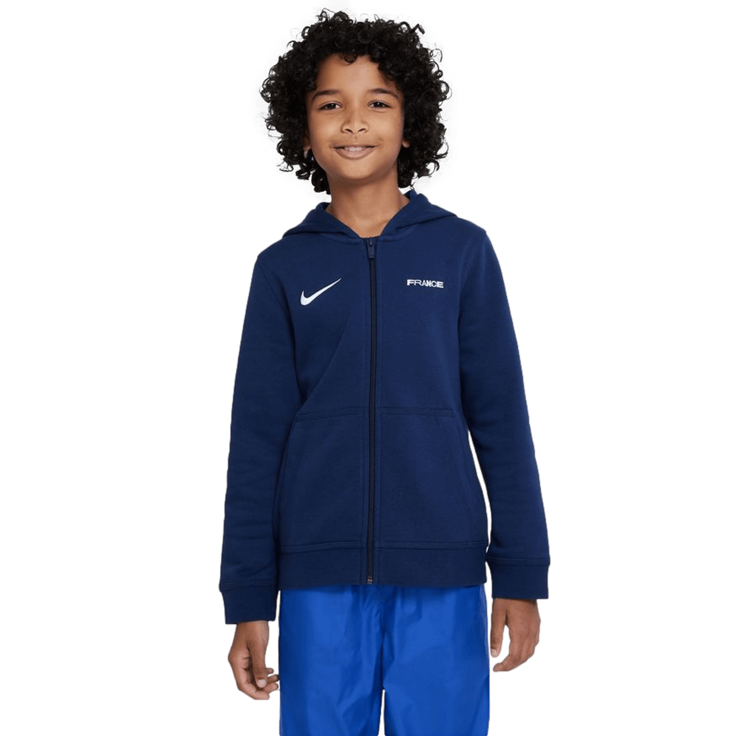 Sudadera con capucha y cremallera completa Nike France para jóvenes