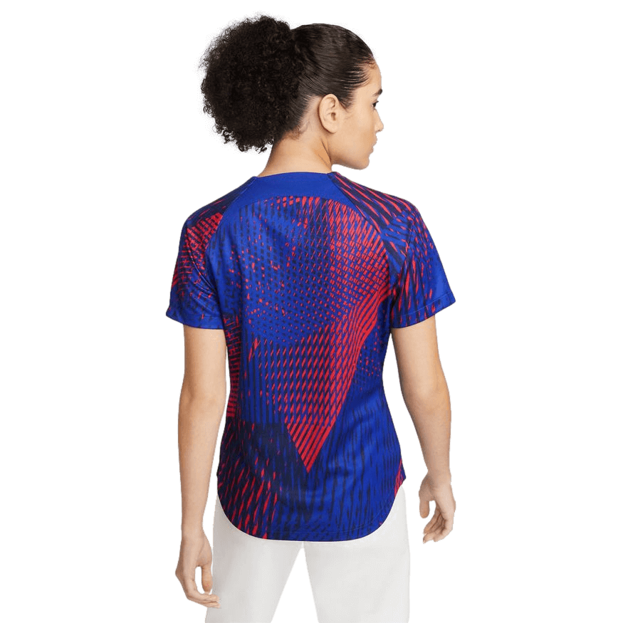 Camiseta Nike para mujer previa al partido del Paris Saint-Germain