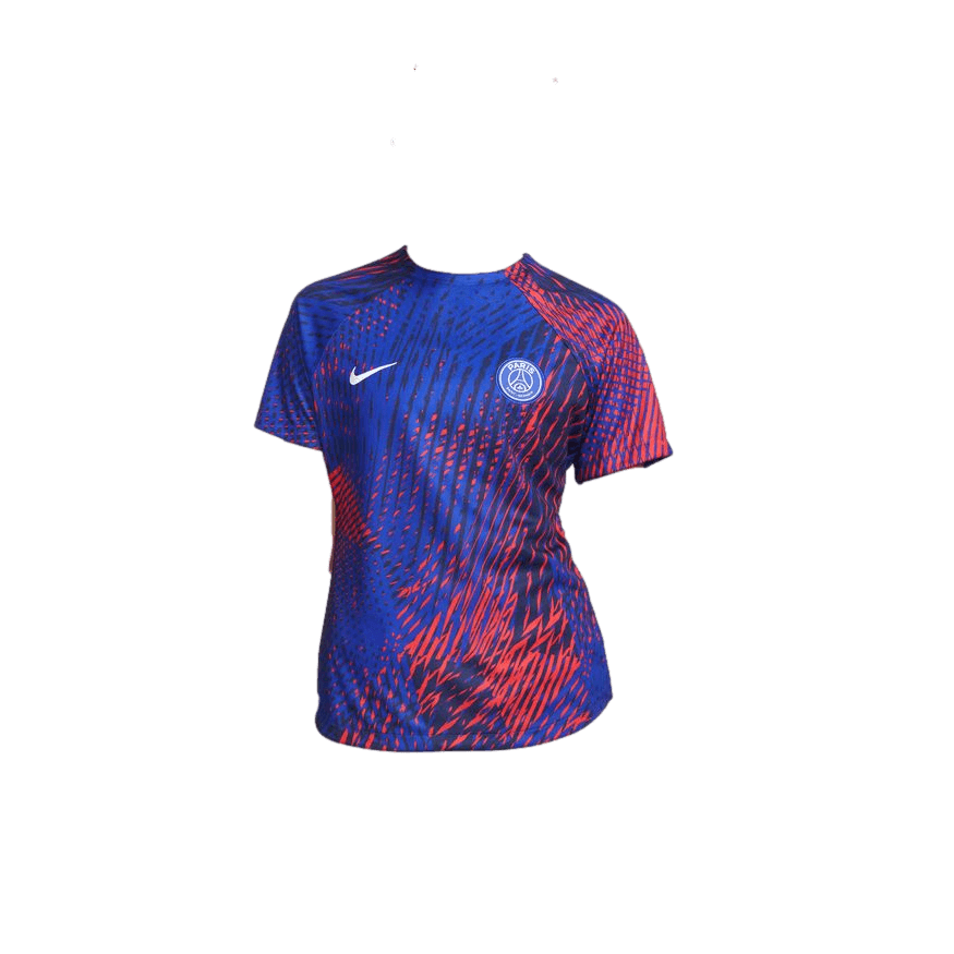 Camiseta Nike para mujer previa al partido del Paris Saint-Germain