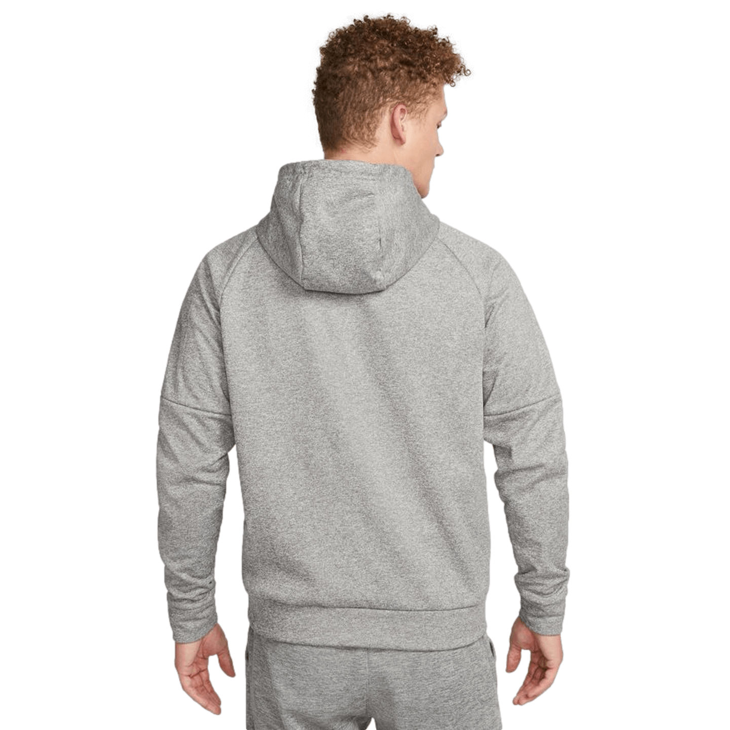 Nike Men's Therma-FIT 1/4 Zip Fitness Soccer Hoodie - Grey