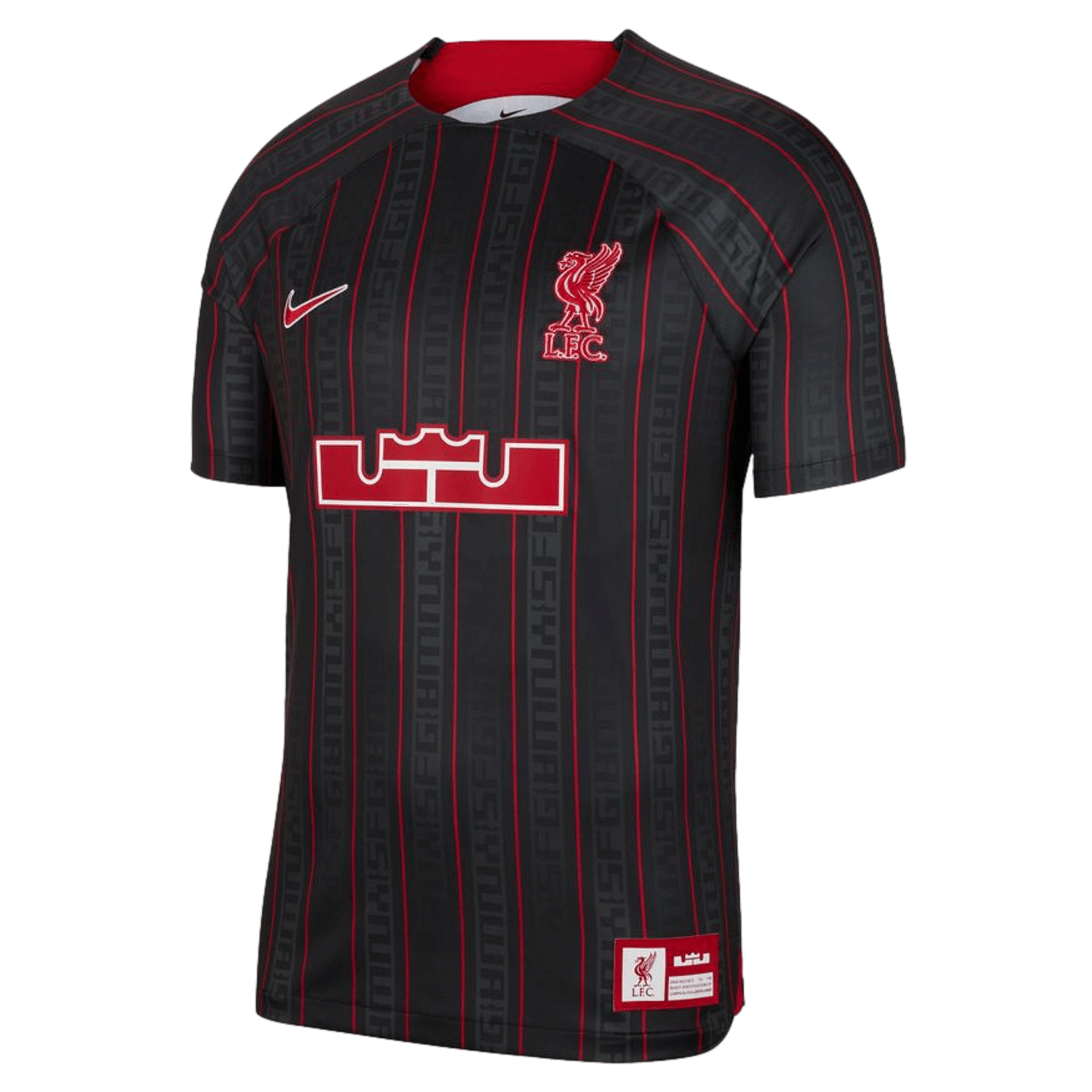 Nike Liverpool x Lebron 22/23 Special Edition Soccer Jersey - Black