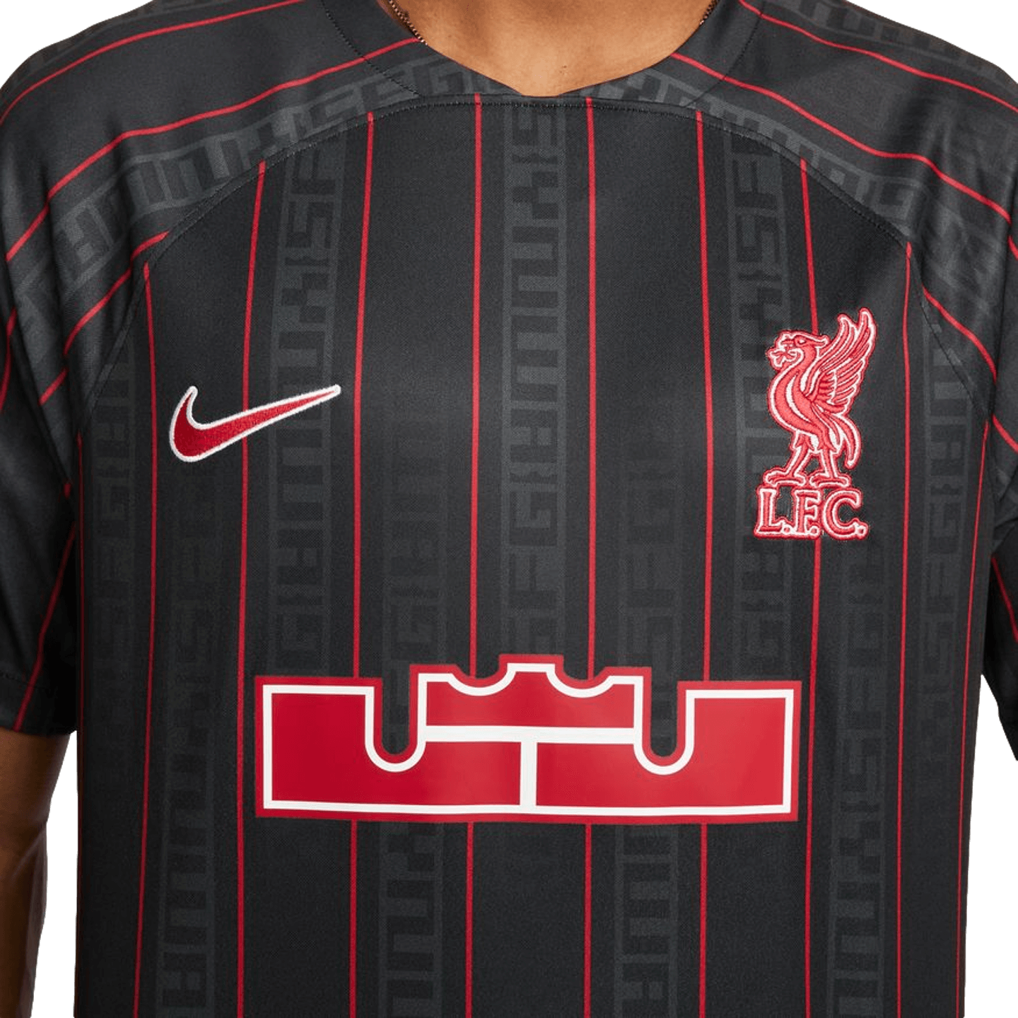 Nike Liverpool x Lebron 22/23 Special Edition Soccer Jersey - Black