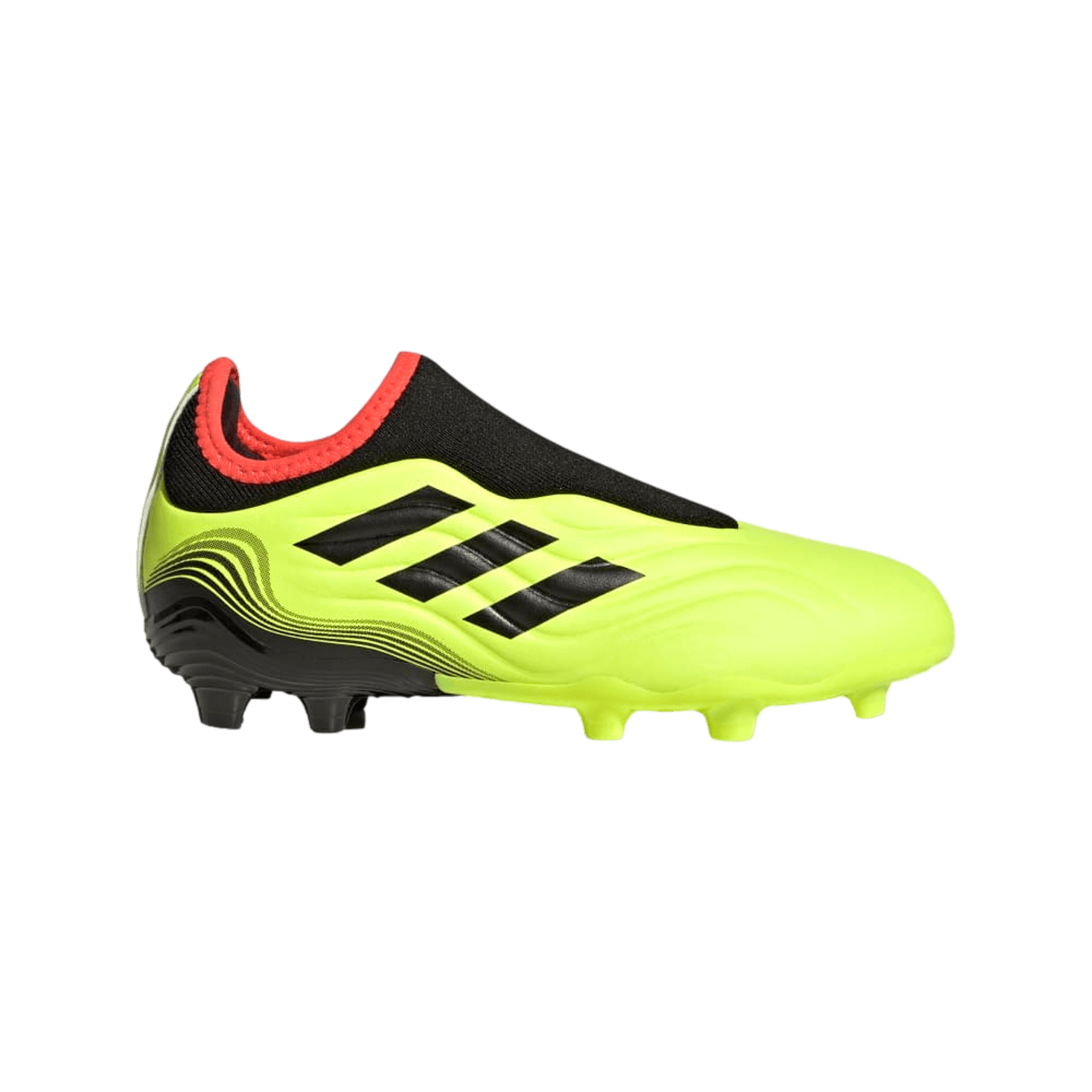 Botas de fútbol para terreno firme sin cordones Adidas Copa Sense.3 para jóvenes