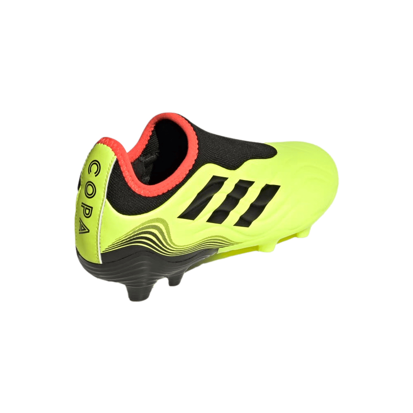 Botas de fútbol para terreno firme sin cordones Adidas Copa Sense.3 para jóvenes