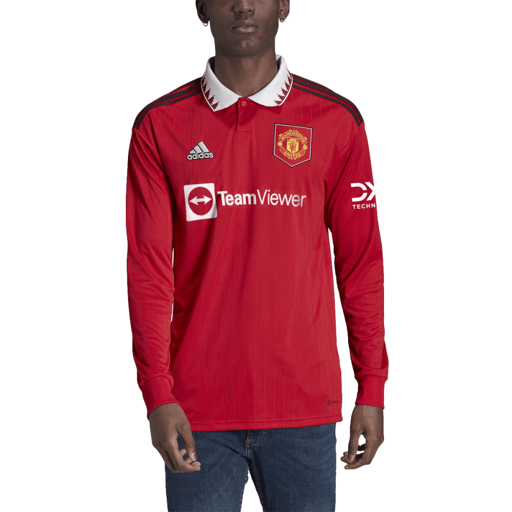 Adidas Manchester United 22/23 Long Sleeve Home Jersey