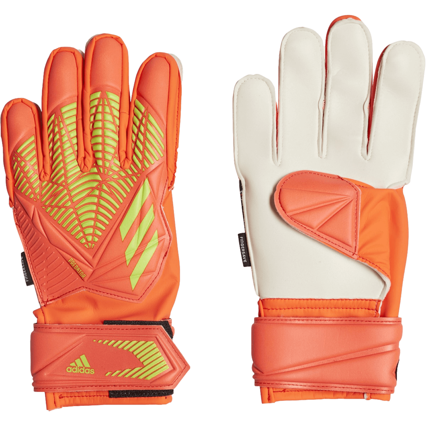 Guantes de portero para jóvenes Adidas Predator Match Fingersave