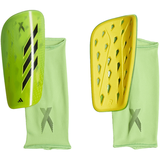 Adidas X League Soccer Shin Guards - Green