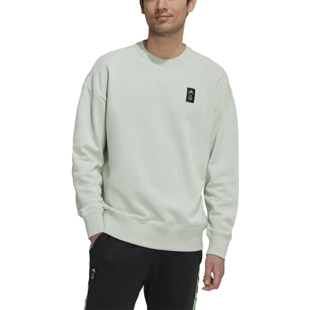 Adidas Real Madrid Lifestyler Crew Sweatshirt